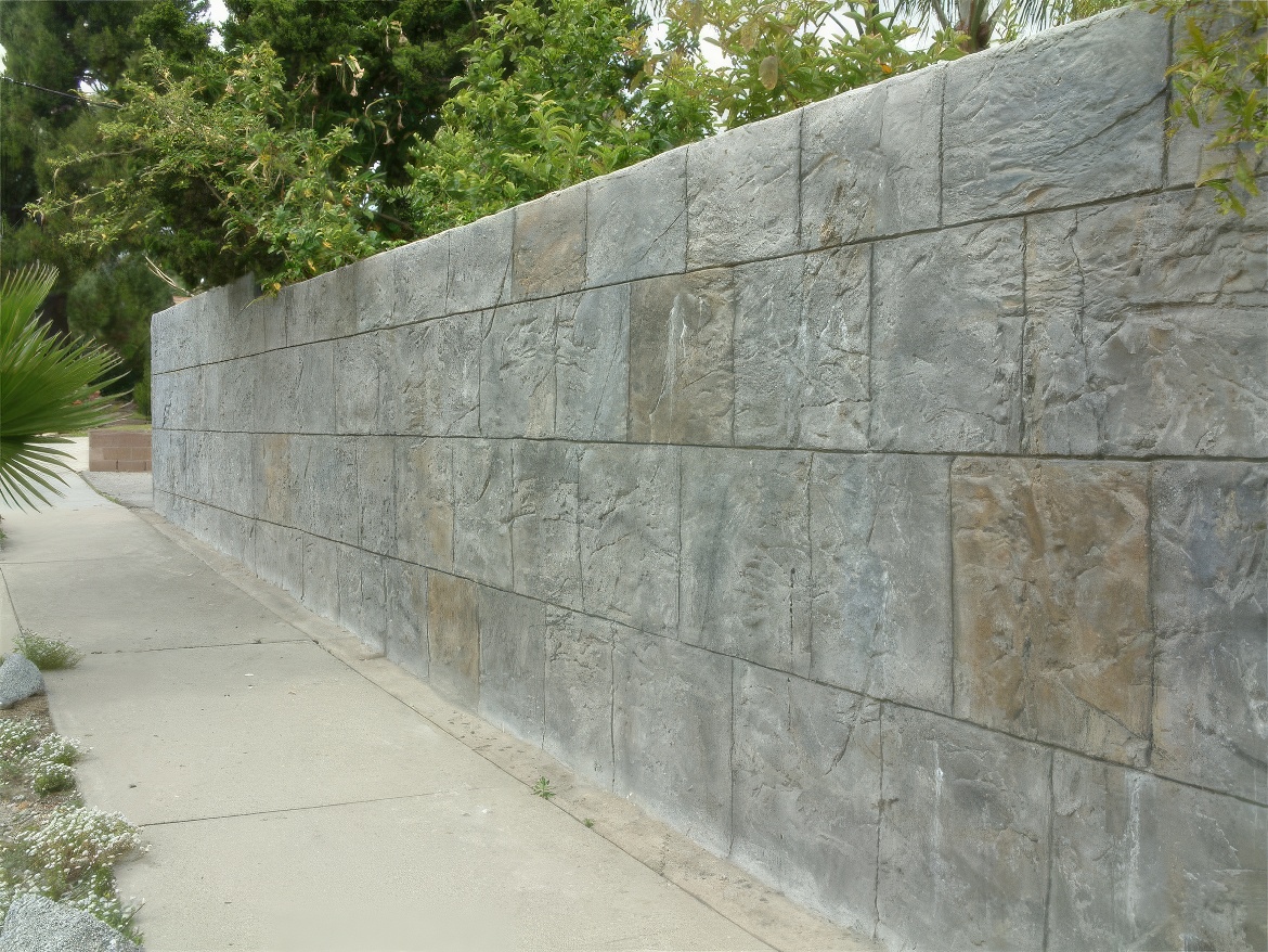 Faux Block Wall