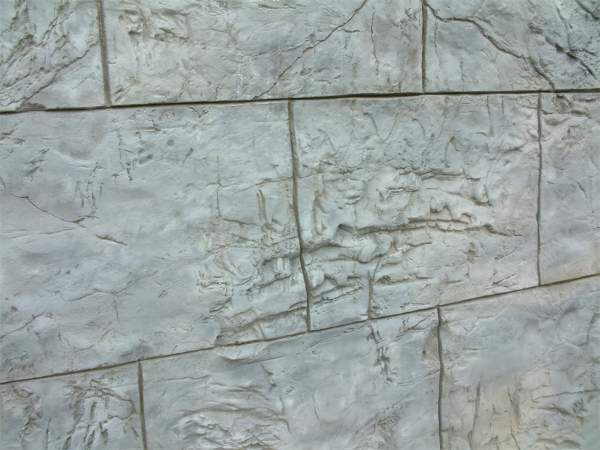 Faux Block Wall Detail